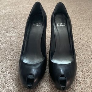 Stuart Weitzman peep toe pump